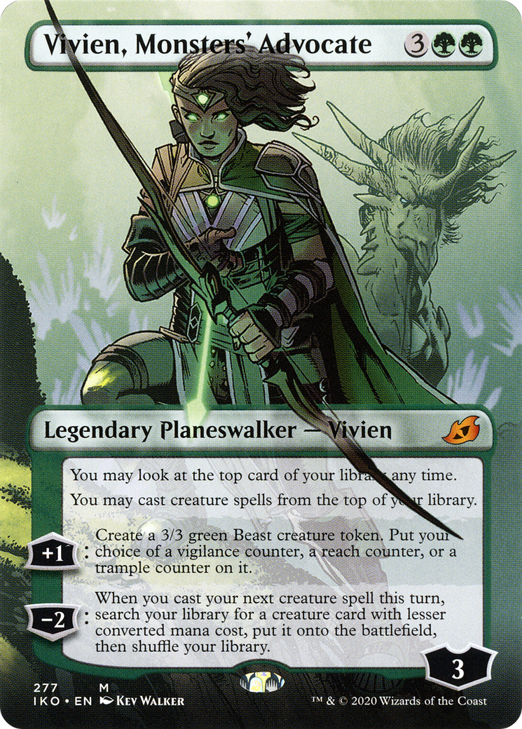 Vivien, Monsters' Advocate (IKO-277) (Borderless) (Foil)