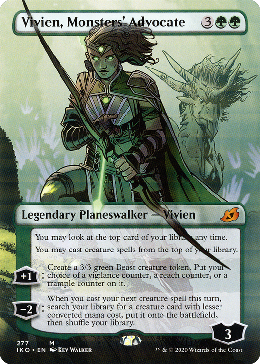 Vivien, Monsters' Advocate (IKO-277) (Borderless) (Foil)