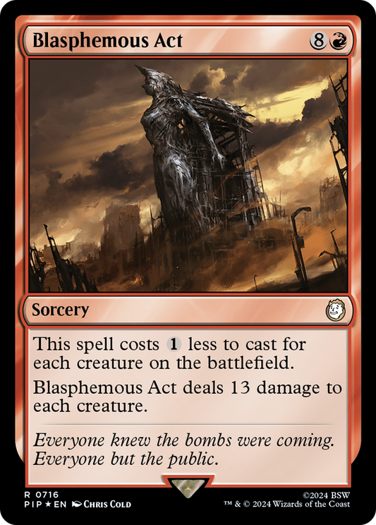 Blasphemous Act (PIP-716) (Surge Foil)