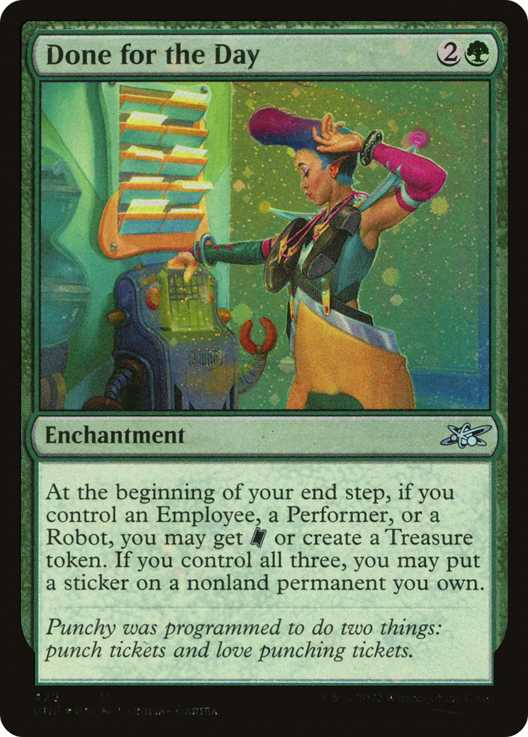 Done for the Day (UNF-422) (Galaxy Foil)