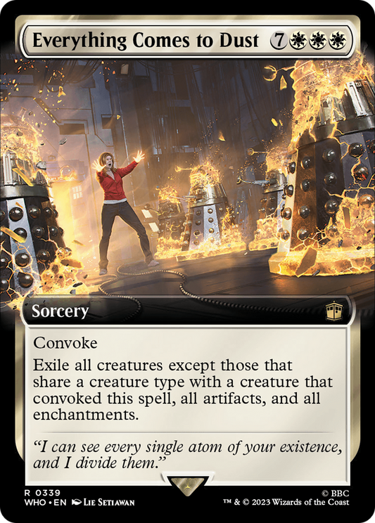 Everything Comes to Dust (WHO-339) (Extended Art) (Foil)
