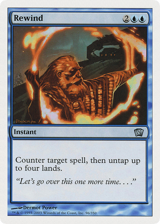 Rewind (8ED-096★) (Foil)