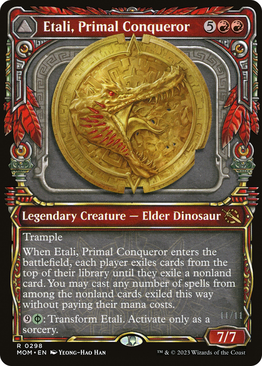 Etali, Primal Conqueror // Etali, Primal Sickness (MOM-298) (Showcase)