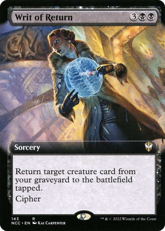 Writ of Return (NCC-143) (Extended Art)