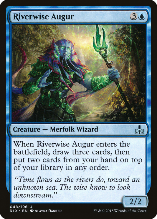 Riverwise Augur (RIX-048) (Foil)