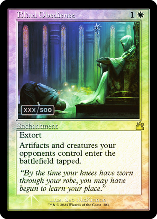 Blind Obedience (RVR-303Z) (Foil) (Serialized)