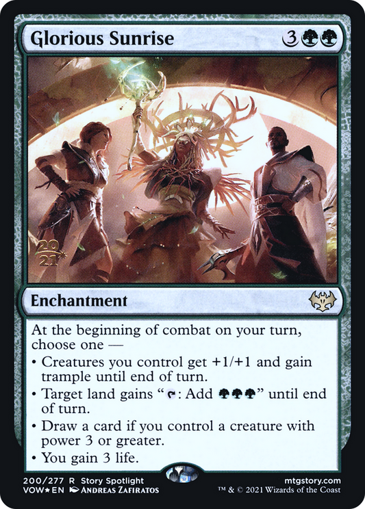 Glorious Sunrise (PRE-200S) (Foil)