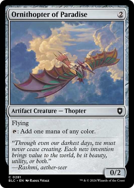 Ornithopter of Paradise (BLC-281)