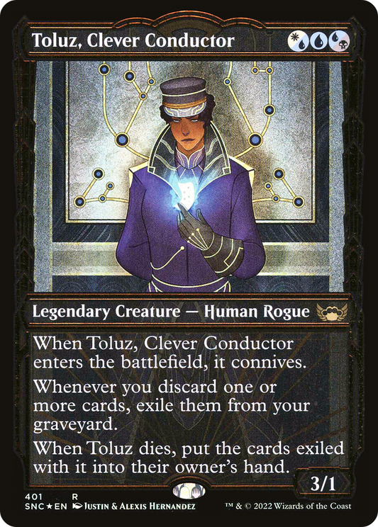 Toluz, Clever Conductor (SNC-401) (Showcase) (Gilded Foil)