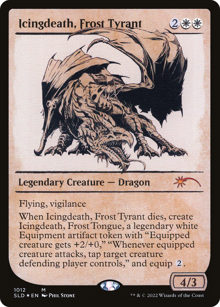Icingdeath, Frost Tyrant (SLD-1012B) (Showcase) (Foil)