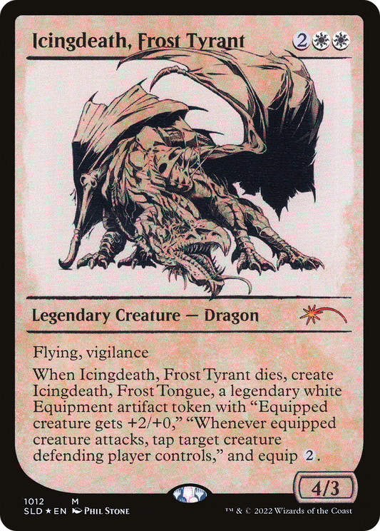Icingdeath, Frost Tyrant (SLD-1012B) (Showcase) (Foil)