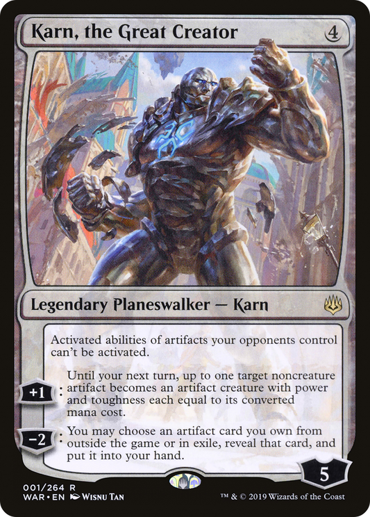 Karn, the Great Creator (WAR-001) (Foil)