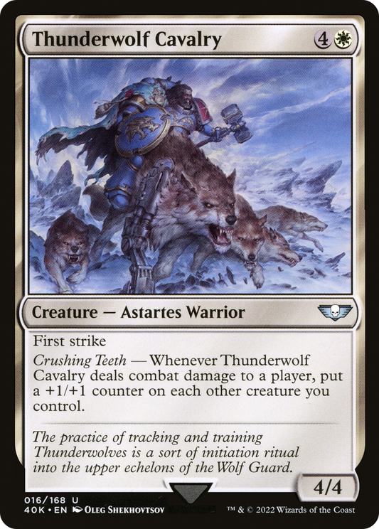 Thunderwolf Cavalry (40K-016)