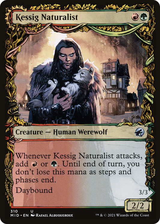 Kessig Naturalist // Lord of the Ulvenwald (MID-310) (Showcase) (Foil)