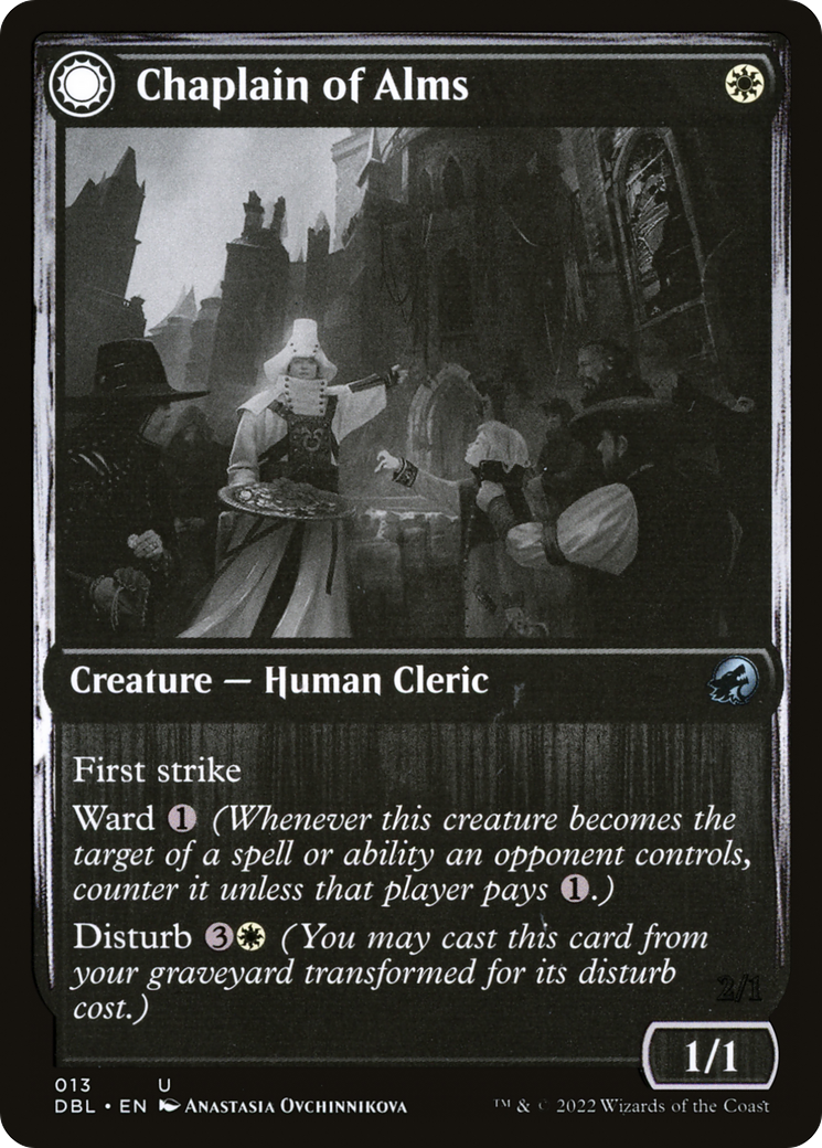 Chaplain of Alms // Chapel Shieldgeist (DBL-013) (Foil)