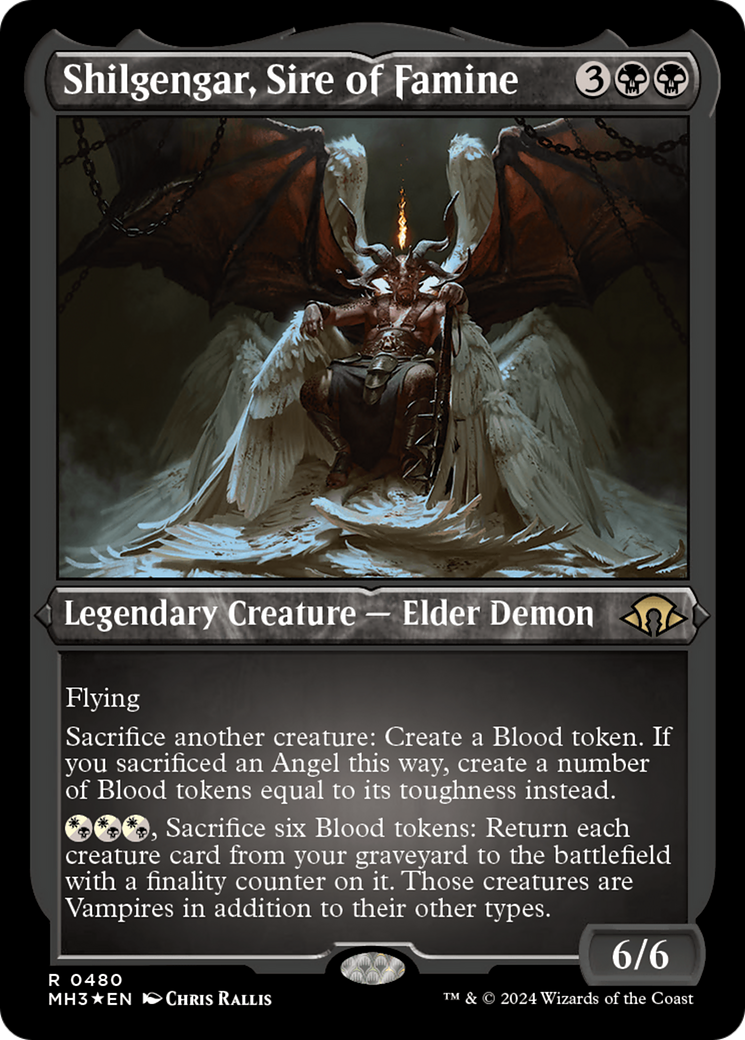 Shilgengar, Sire of Famine (MH3-480) (Etched Foil)
