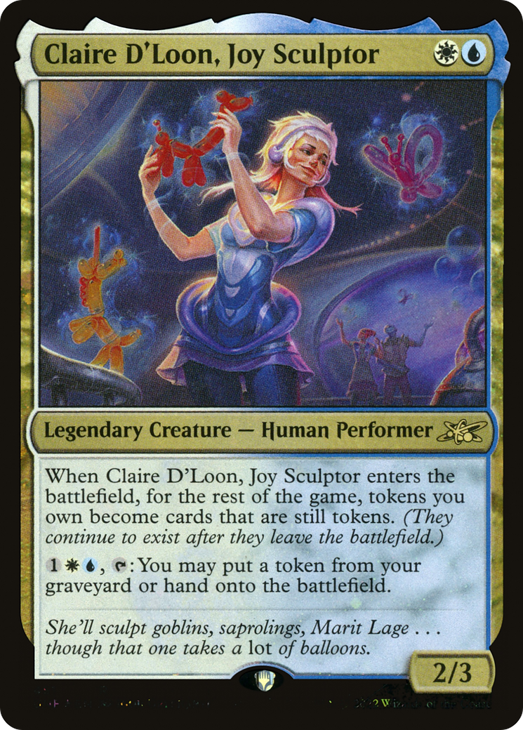 Claire D'Loon, Joy Sculptor (UNF-451) (Galaxy Foil)