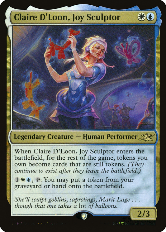 Claire D'Loon, Joy Sculptor (UNF-451) (Galaxy Foil)