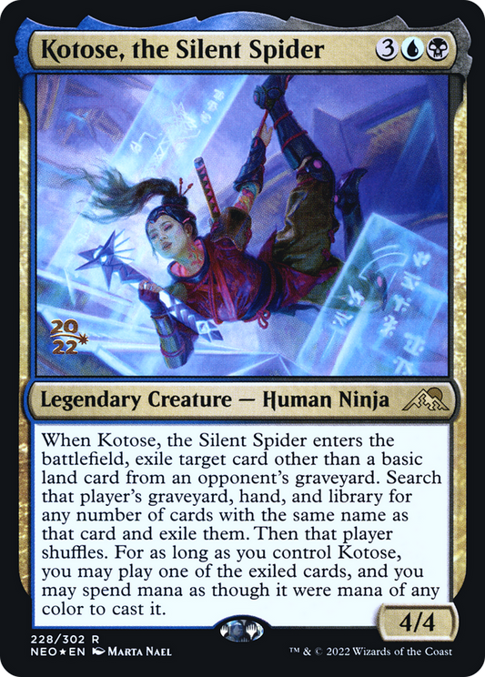 Kotose, the Silent Spider (PRE-228S) (Foil)