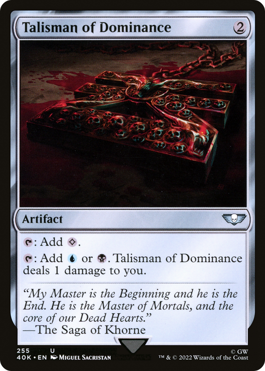 Talisman of Dominance (40K-255)