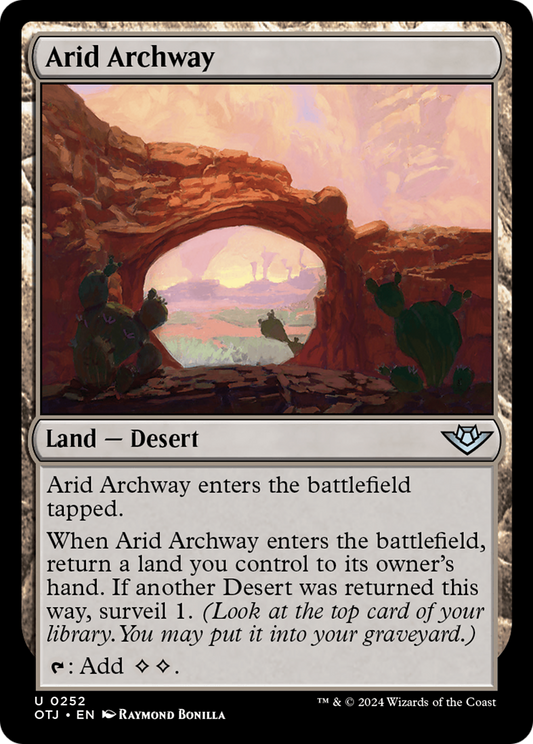 Arid Archway (OTJ-252) (Foil)
