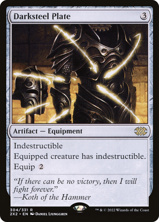 Darksteel Plate (2X2-304) (Foil)