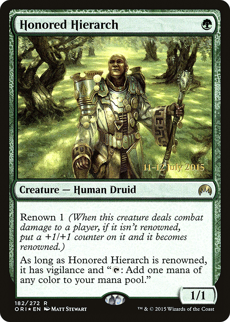 Honored Hierarch (PRE-182S) (Foil)