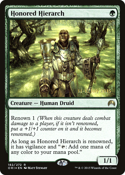 Honored Hierarch (PRE-182S) (Foil)