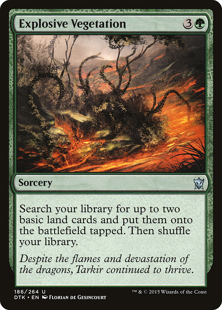 Explosive Vegetation (DTK-186) (Foil)