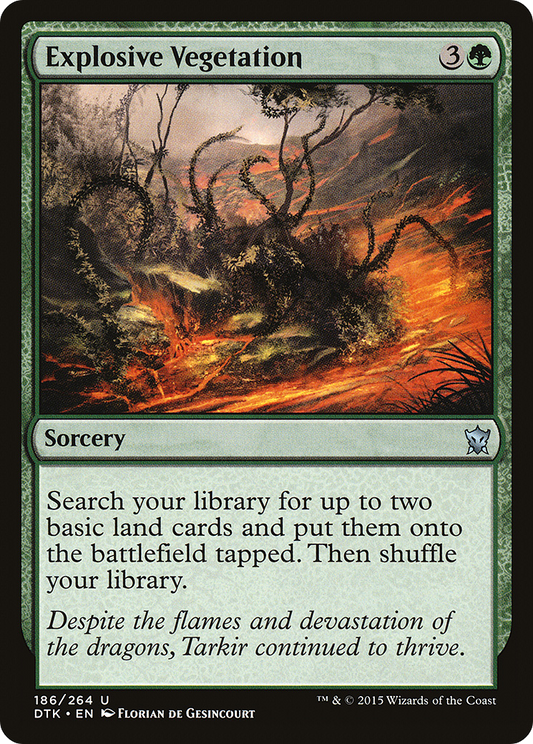 Explosive Vegetation (DTK-186) (Foil)
