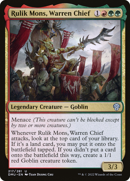 Rulik Mons, Warren Chief (DMU-217) (Foil)