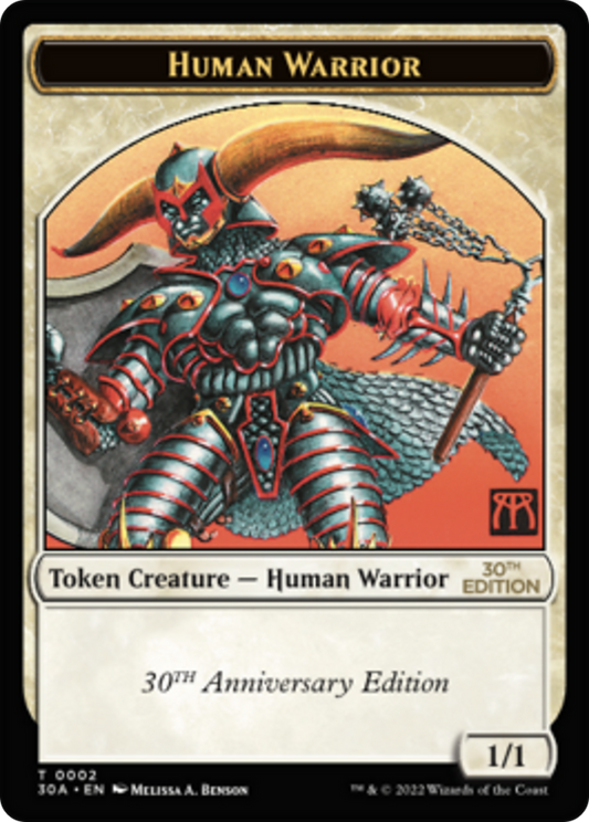 Human Warrior Token (30A-002)