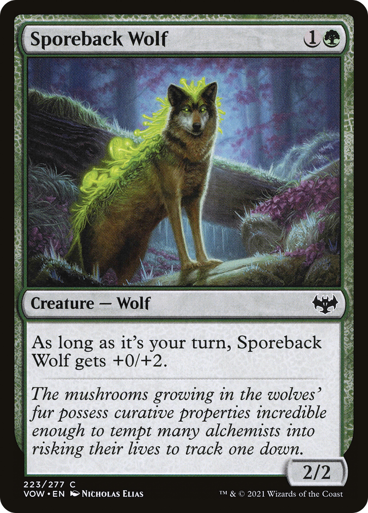 Sporeback Wolf (VOW-223) (Foil)