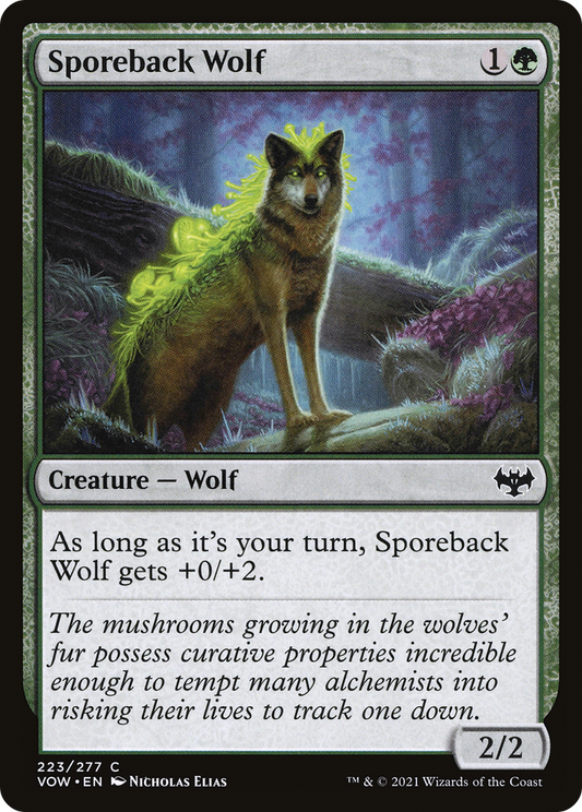Sporeback Wolf (VOW-223) (Foil)
