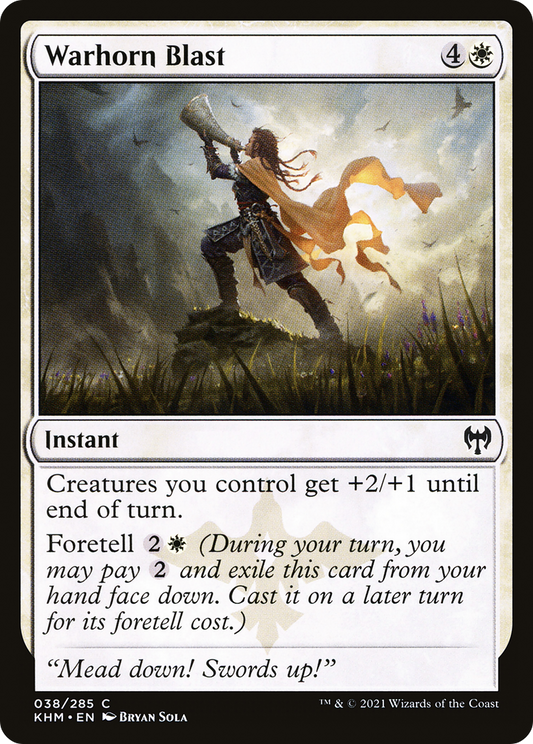 Warhorn Blast (KHM-038) (Foil)