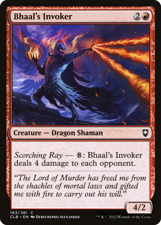 Bhaal's Invoker (CLB-163) (Foil)