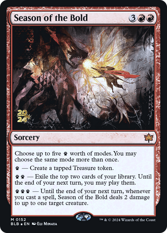 Season of the Bold (PRE-152S) (Foil)