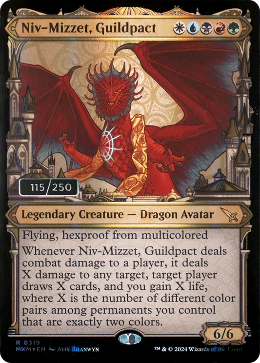 Niv-Mizzet, Guildpact (MKM-319Z) (Foil) (Serialized)