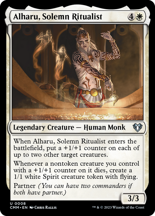 Alharu, Solemn Ritualist (CMM-008) (Foil)