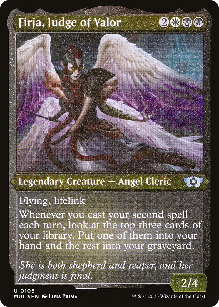 Firja, Judge of Valor (MUL-105) (Etched Foil)