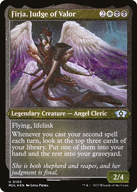 Firja, Judge of Valor (MUL-105) (Etched Foil)