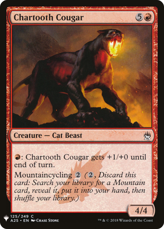 Chartooth Cougar (LIST-A25-125)