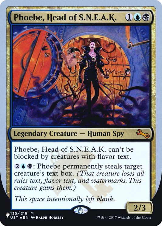 Phoebe, Head of S.N.E.A.K. (LIST-052) (Foil)