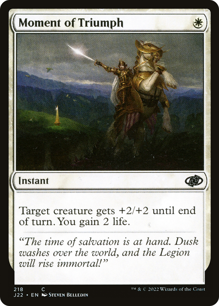 Moment of Triumph (J22-218)