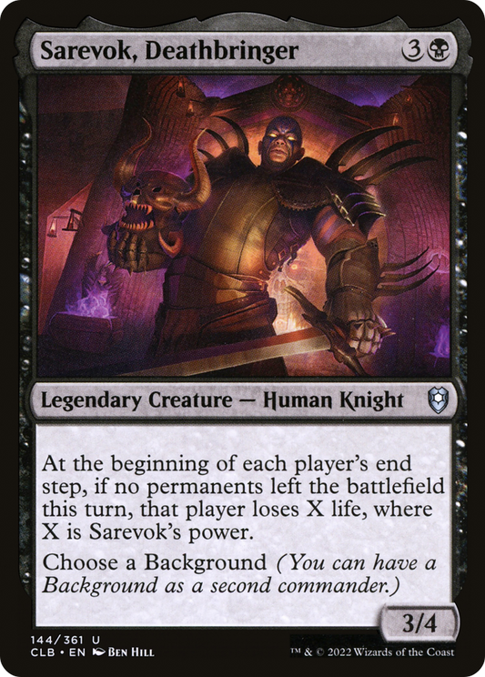 Sarevok, Deathbringer (CLB-144) (Foil)