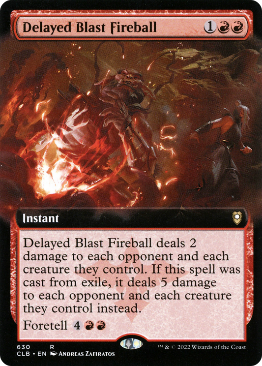 Delayed Blast Fireball (CLB-630) (Extended Art)