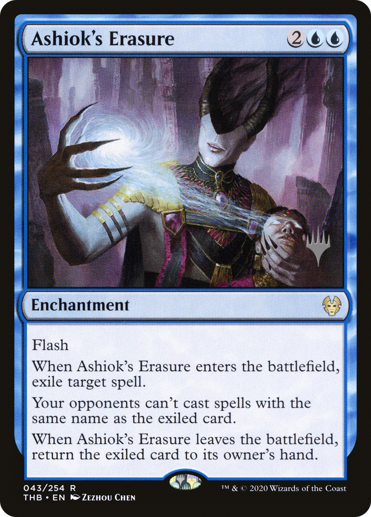 Ashiok's Erasure (PPTHB-43P) (Foil)