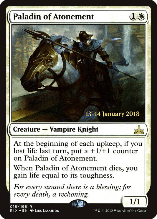 Paladin of Atonement (PRE-16S) (Foil)