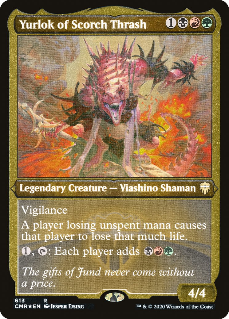 Yurlok of Scorch Thrash (CMR-613) (Etched Foil)