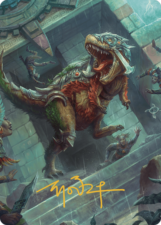 Carnage Tyrant Art Card (ALCI-066) (Gold-Stamped Signature)